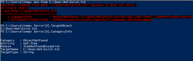 PowerShell Error